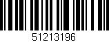Código de barras (EAN, GTIN, SKU, ISBN): '51213196'