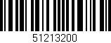 Código de barras (EAN, GTIN, SKU, ISBN): '51213200'