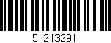Código de barras (EAN, GTIN, SKU, ISBN): '51213291'