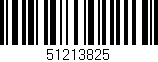 Código de barras (EAN, GTIN, SKU, ISBN): '51213825'