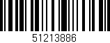 Código de barras (EAN, GTIN, SKU, ISBN): '51213886'