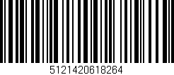 Código de barras (EAN, GTIN, SKU, ISBN): '5121420618264'