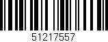 Código de barras (EAN, GTIN, SKU, ISBN): '51217557'