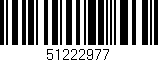 Código de barras (EAN, GTIN, SKU, ISBN): '51222977'