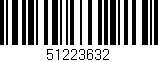 Código de barras (EAN, GTIN, SKU, ISBN): '51223632'