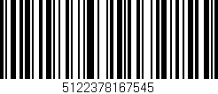 Código de barras (EAN, GTIN, SKU, ISBN): '5122378167545'