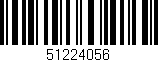 Código de barras (EAN, GTIN, SKU, ISBN): '51224056'