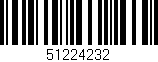 Código de barras (EAN, GTIN, SKU, ISBN): '51224232'