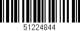Código de barras (EAN, GTIN, SKU, ISBN): '51224844'