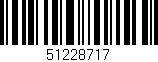 Código de barras (EAN, GTIN, SKU, ISBN): '51228717'