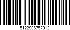 Código de barras (EAN, GTIN, SKU, ISBN): '5122986757312'