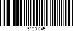 Código de barras (EAN, GTIN, SKU, ISBN): '5123-845'