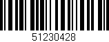 Código de barras (EAN, GTIN, SKU, ISBN): '51230428'