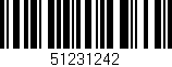 Código de barras (EAN, GTIN, SKU, ISBN): '51231242'