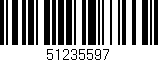 Código de barras (EAN, GTIN, SKU, ISBN): '51235597'