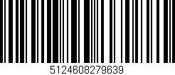 Código de barras (EAN, GTIN, SKU, ISBN): '5124608279639'