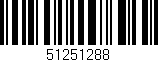 Código de barras (EAN, GTIN, SKU, ISBN): '51251288'