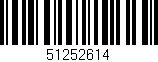 Código de barras (EAN, GTIN, SKU, ISBN): '51252614'