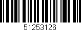 Código de barras (EAN, GTIN, SKU, ISBN): '51253126'