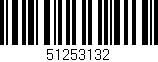 Código de barras (EAN, GTIN, SKU, ISBN): '51253132'