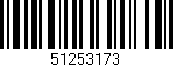 Código de barras (EAN, GTIN, SKU, ISBN): '51253173'