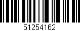 Código de barras (EAN, GTIN, SKU, ISBN): '51254162'