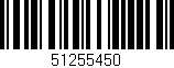 Código de barras (EAN, GTIN, SKU, ISBN): '51255450'