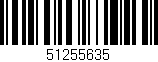 Código de barras (EAN, GTIN, SKU, ISBN): '51255635'