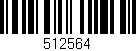 Código de barras (EAN, GTIN, SKU, ISBN): '512564'