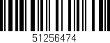 Código de barras (EAN, GTIN, SKU, ISBN): '51256474'