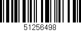 Código de barras (EAN, GTIN, SKU, ISBN): '51256498'