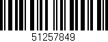 Código de barras (EAN, GTIN, SKU, ISBN): '51257849'