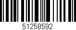 Código de barras (EAN, GTIN, SKU, ISBN): '51258592'