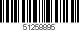 Código de barras (EAN, GTIN, SKU, ISBN): '51258895'