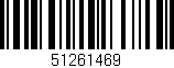 Código de barras (EAN, GTIN, SKU, ISBN): '51261469'