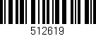 Código de barras (EAN, GTIN, SKU, ISBN): '512619'