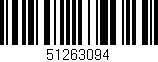 Código de barras (EAN, GTIN, SKU, ISBN): '51263094'