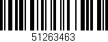 Código de barras (EAN, GTIN, SKU, ISBN): '51263463'