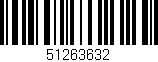 Código de barras (EAN, GTIN, SKU, ISBN): '51263632'