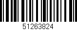Código de barras (EAN, GTIN, SKU, ISBN): '51263824'