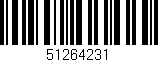 Código de barras (EAN, GTIN, SKU, ISBN): '51264231'