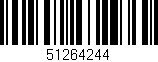 Código de barras (EAN, GTIN, SKU, ISBN): '51264244'