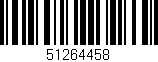 Código de barras (EAN, GTIN, SKU, ISBN): '51264458'