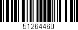 Código de barras (EAN, GTIN, SKU, ISBN): '51264460'