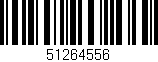 Código de barras (EAN, GTIN, SKU, ISBN): '51264556'