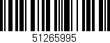 Código de barras (EAN, GTIN, SKU, ISBN): '51265995'