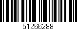 Código de barras (EAN, GTIN, SKU, ISBN): '51266288'