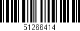 Código de barras (EAN, GTIN, SKU, ISBN): '51266414'