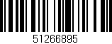 Código de barras (EAN, GTIN, SKU, ISBN): '51266895'