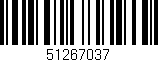 Código de barras (EAN, GTIN, SKU, ISBN): '51267037'